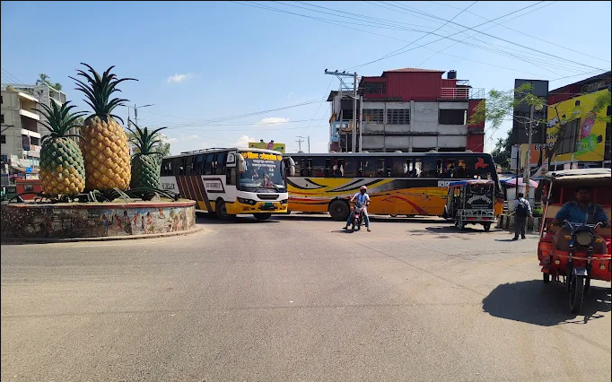 মধুপুরে যানজট নিরসনে রঙের ‘ম্যাজিক’: স্বস্তিতে পৌরবাসী